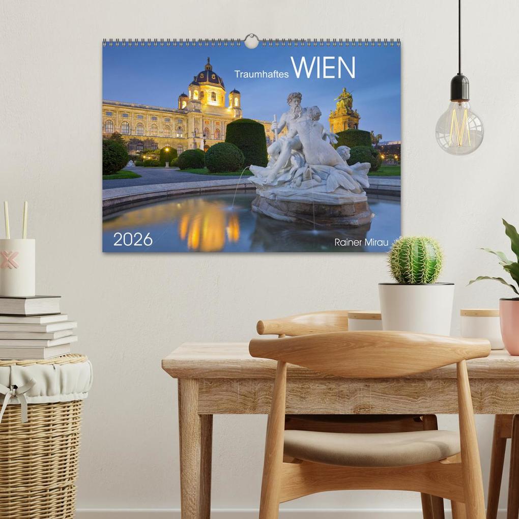 Weitere Ansicht: Traumhaftes Wien 2026 (Wandkalender 2026 DIN A3 quer), CALVENDO Monatskalender | Rainer Mirau, Calvendo
