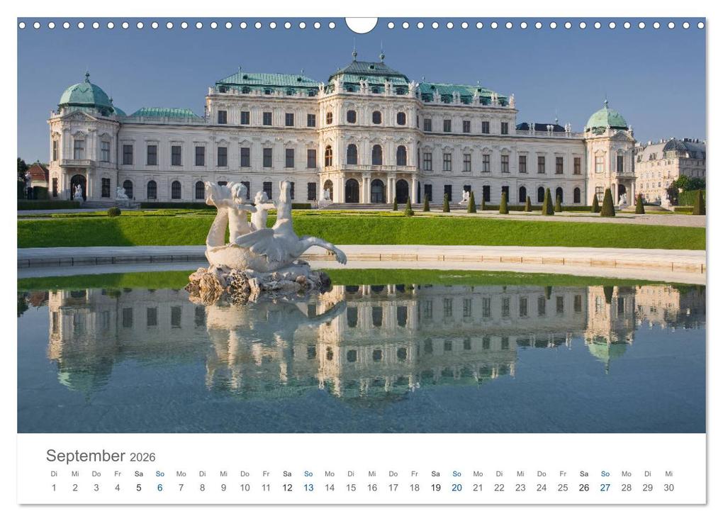 Weitere Ansicht: Traumhaftes Wien 2026 (Wandkalender 2026 DIN A3 quer), CALVENDO Monatskalender | Rainer Mirau, Calvendo
