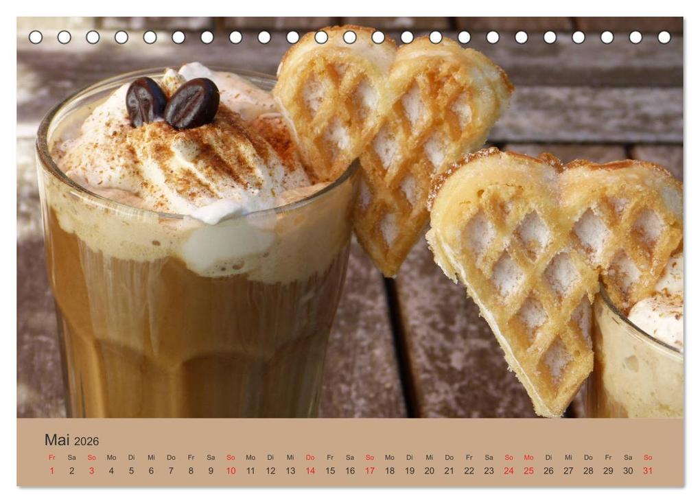 Weitere Ansicht: I Love Coffee - Dein Kaffeekalender für Geniesser des schwarzen Goldes (Tischkalender 2026 DIN A5 quer), CALVENDO Monatskalender | Stefan Widerstein - SteWi.info, Calvendo