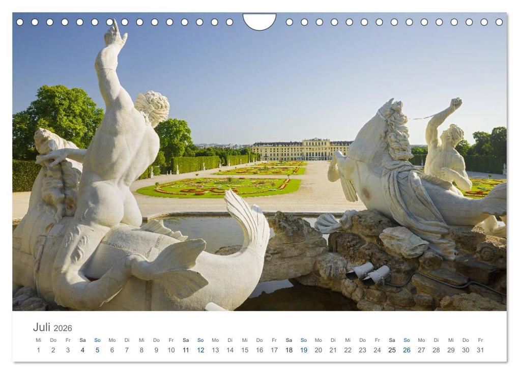 Weitere Ansicht: Traumhaftes Wien 2026 (Wandkalender 2026 DIN A4 quer), CALVENDO Monatskalender | Rainer Mirau, Calvendo