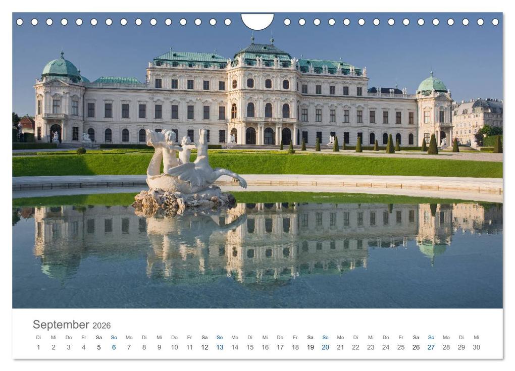 Weitere Ansicht: Traumhaftes Wien 2026 (Wandkalender 2026 DIN A4 quer), CALVENDO Monatskalender | Rainer Mirau, Calvendo
