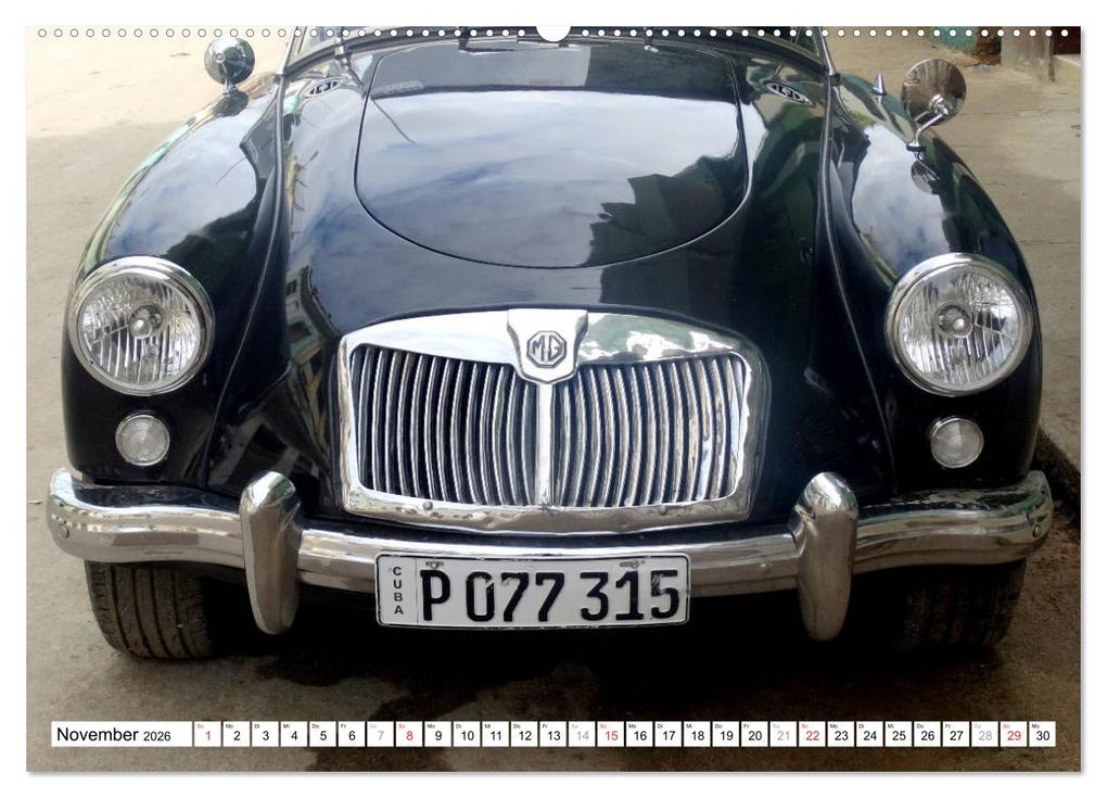 Weitere Ansicht: Englische Roadster - Oldtimer Schmuckstücke der Fünfziger Jahre (Wandkalender 2026 DIN A2 quer), CALVENDO Monatskalender | Henning von Löwis of Menar, Calvendo