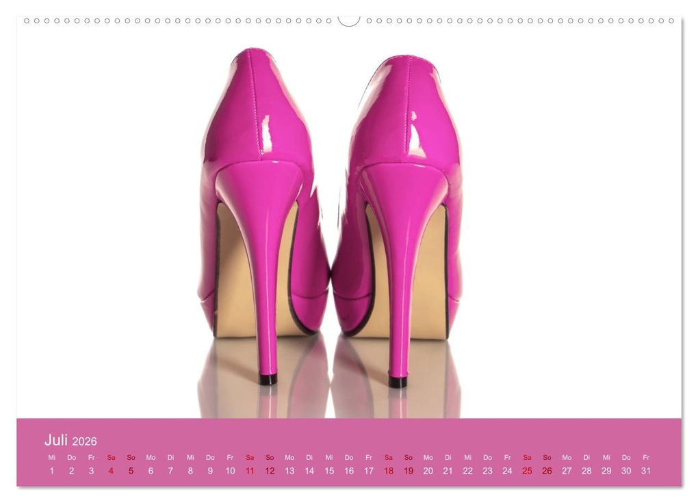 Weitere Ansicht: Farbenfrohe High Heels (hochwertiger Premium Wandkalender 2026 DIN A2 quer), Kunstdruck in Hochglanz | Britta Laser, Calvendo