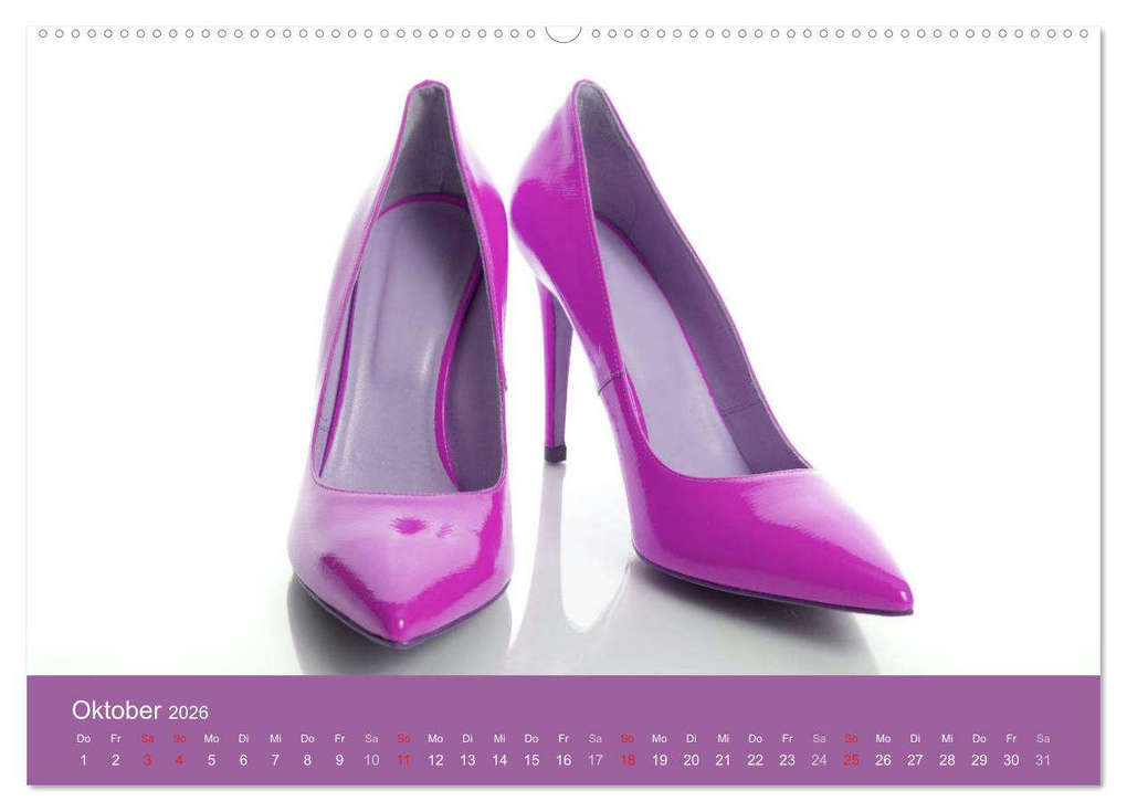 Weitere Ansicht: Farbenfrohe High Heels (hochwertiger Premium Wandkalender 2026 DIN A2 quer), Kunstdruck in Hochglanz | Britta Laser, Calvendo