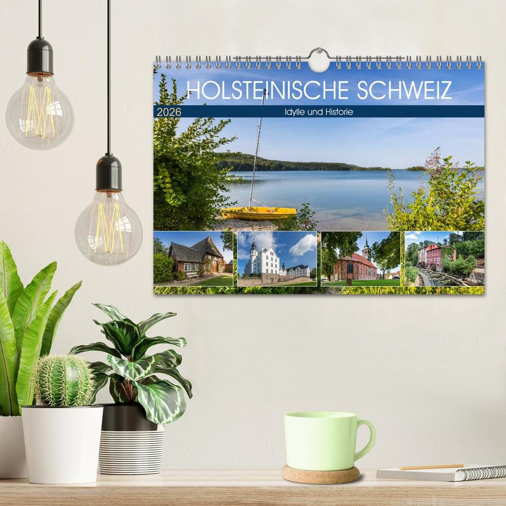 Weitere Ansicht: HOLSTEINISCHE SCHWEIZ Idylle und Historie (Wandkalender 2026 DIN A4 quer), CALVENDO Monatskalender | Melanie Viola, Calvendo