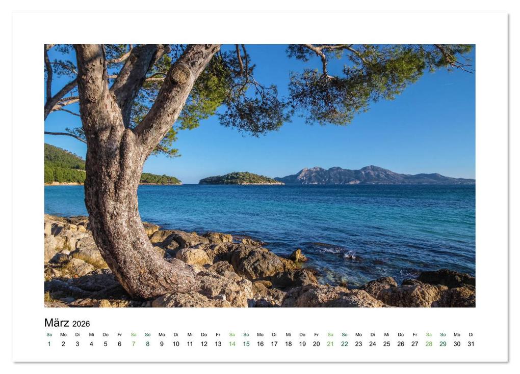 Weitere Ansicht: Sehnsucht nach Mallorca (Wandkalender 2026 DIN A3 quer), CALVENDO Monatskalender | Christian Müringer, Calvendo