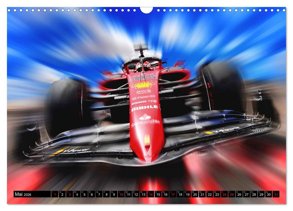 Weitere Ansicht: Vollgas im Monoposto - Digital Arts rund um die Formel 1 von Jean-Louis Glineur (Wandkalender 2026 DIN A3 quer), CALVENDO Monatskalender | Jean-Louis Glineur, Calvendo
