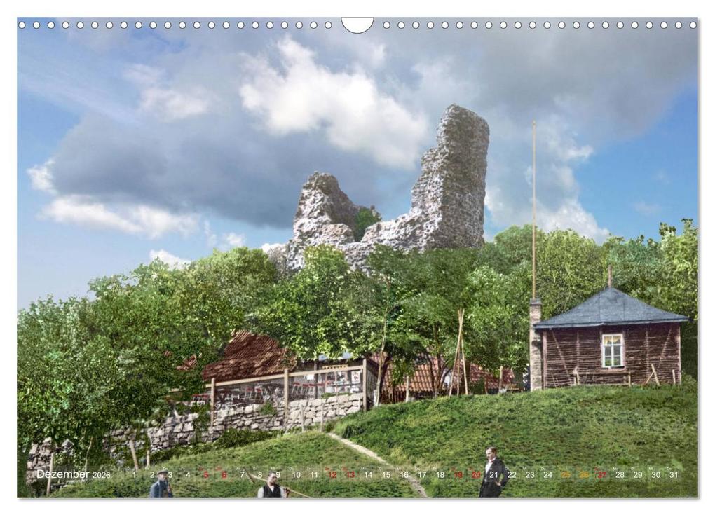 Weitere Ansicht: Thüringen um das Jahr 1900 - Fotos neu restauriert und detailcoloriert. (Wandkalender 2026 DIN A3 quer), CALVENDO Monatskalender | André Tetsch, Calvendo