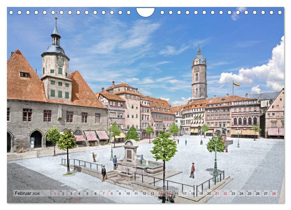 Weitere Ansicht: Thüringen um das Jahr 1900 - Fotos neu restauriert und detailcoloriert. (Wandkalender 2026 DIN A4 quer), CALVENDO Monatskalender | André Tetsch, Calvendo