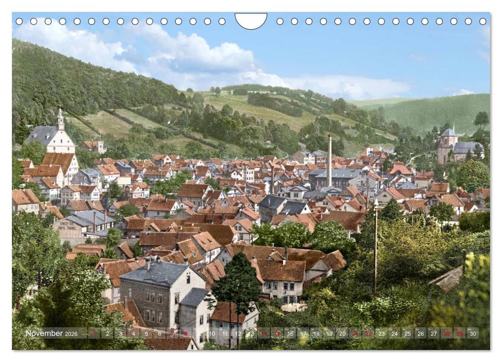 Weitere Ansicht: Thüringen um das Jahr 1900 - Fotos neu restauriert und detailcoloriert. (Wandkalender 2026 DIN A4 quer), CALVENDO Monatskalender | André Tetsch, Calvendo