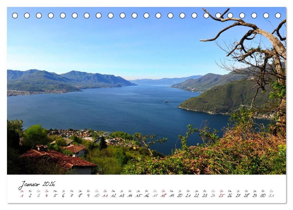 Weitere Ansicht: Motive rund um den See Lago Maggiore (Tischkalender 2026 DIN A5 quer), CALVENDO Monatskalender | Werner Prescher, Calvendo