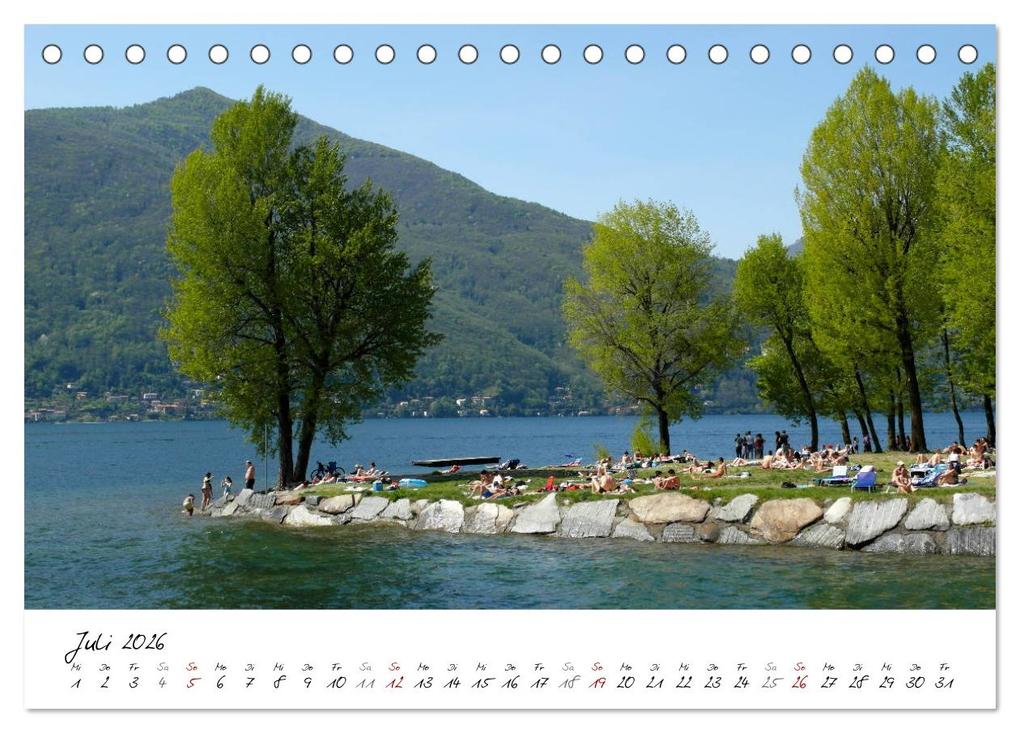Weitere Ansicht: Motive rund um den See Lago Maggiore (Tischkalender 2026 DIN A5 quer), CALVENDO Monatskalender | Werner Prescher, Calvendo
