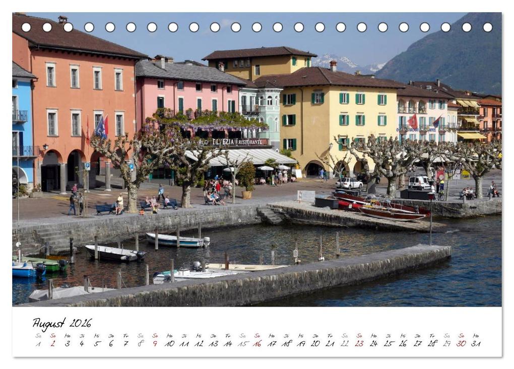Weitere Ansicht: Motive rund um den See Lago Maggiore (Tischkalender 2026 DIN A5 quer), CALVENDO Monatskalender | Werner Prescher, Calvendo