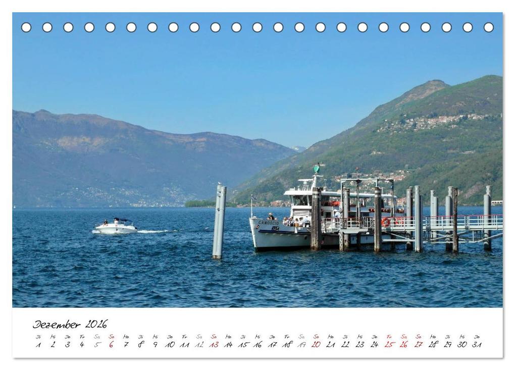 Weitere Ansicht: Motive rund um den See Lago Maggiore (Tischkalender 2026 DIN A5 quer), CALVENDO Monatskalender | Werner Prescher, Calvendo
