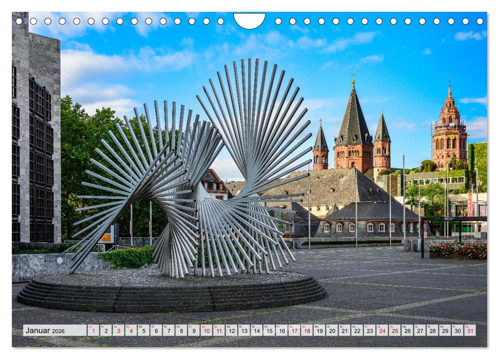 Weitere Ansicht: Mainz - Lebensfreude in RheinKultur (Wandkalender 2026 DIN A4 quer), CALVENDO Monatskalender | Calvendo, Dieter Wilczek