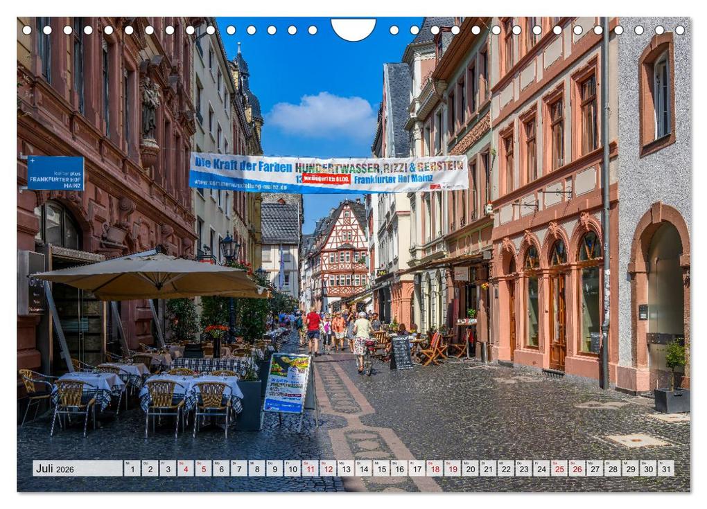 Weitere Ansicht: Mainz - Lebensfreude in RheinKultur (Wandkalender 2026 DIN A4 quer), CALVENDO Monatskalender | Calvendo, Dieter Wilczek