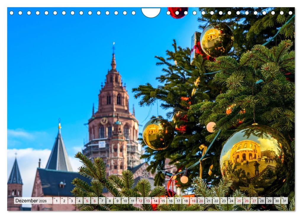Weitere Ansicht: Mainz - Lebensfreude in RheinKultur (Wandkalender 2026 DIN A4 quer), CALVENDO Monatskalender | Calvendo, Dieter Wilczek