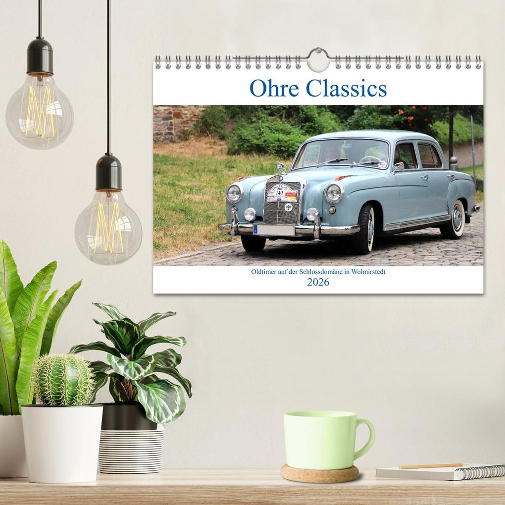 Weitere Ansicht: Ohre Classics - Oldtimer auf der Schlossdomäne in Wolmirstedt (Wandkalender 2026 DIN A4 quer), CALVENDO Monatskalender | Calvendo, Beate Bussenius