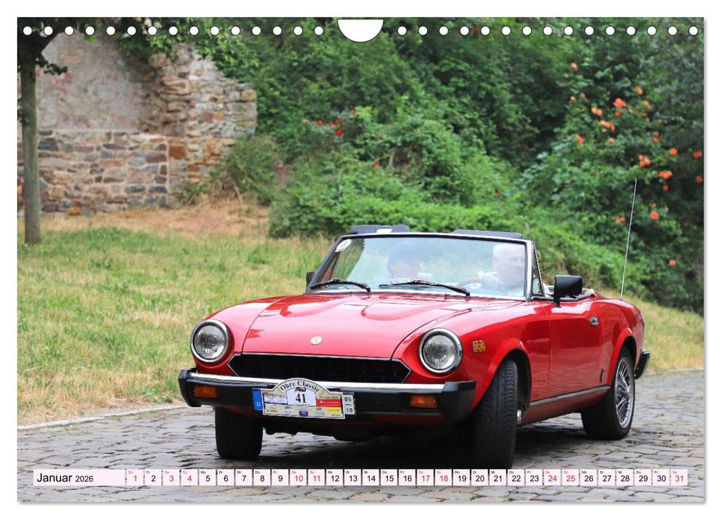Weitere Ansicht: Ohre Classics - Oldtimer auf der Schlossdomäne in Wolmirstedt (Wandkalender 2026 DIN A4 quer), CALVENDO Monatskalender | Calvendo, Beate Bussenius