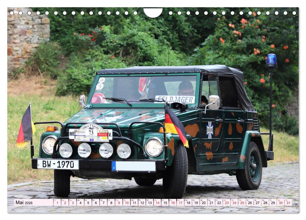 Weitere Ansicht: Ohre Classics - Oldtimer auf der Schlossdomäne in Wolmirstedt (Wandkalender 2026 DIN A4 quer), CALVENDO Monatskalender | Calvendo, Beate Bussenius