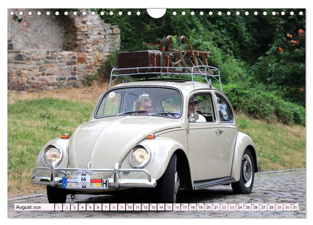 Weitere Ansicht: Ohre Classics - Oldtimer auf der Schlossdomäne in Wolmirstedt (Wandkalender 2026 DIN A4 quer), CALVENDO Monatskalender | Calvendo, Beate Bussenius