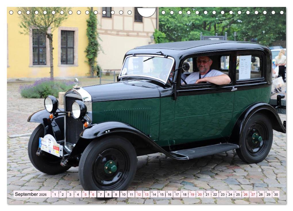 Weitere Ansicht: Ohre Classics - Oldtimer auf der Schlossdomäne in Wolmirstedt (Wandkalender 2026 DIN A4 quer), CALVENDO Monatskalender | Calvendo, Beate Bussenius