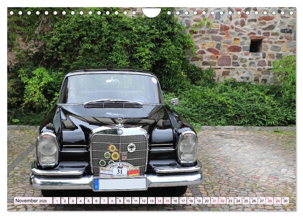 Weitere Ansicht: Ohre Classics - Oldtimer auf der Schlossdomäne in Wolmirstedt (Wandkalender 2026 DIN A4 quer), CALVENDO Monatskalender | Calvendo, Beate Bussenius