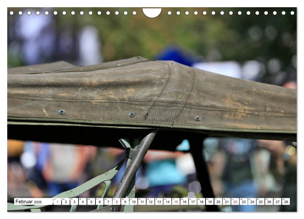 Weitere Ansicht: Willys Jeep im Detail vom Frankfurter Taxifahrer Petrus Bodenstaff (Wandkalender 2026 DIN A4 quer), CALVENDO Monatskalender | Calvendo, Petrus Bodenstaff Karin Vahlberg Ruf