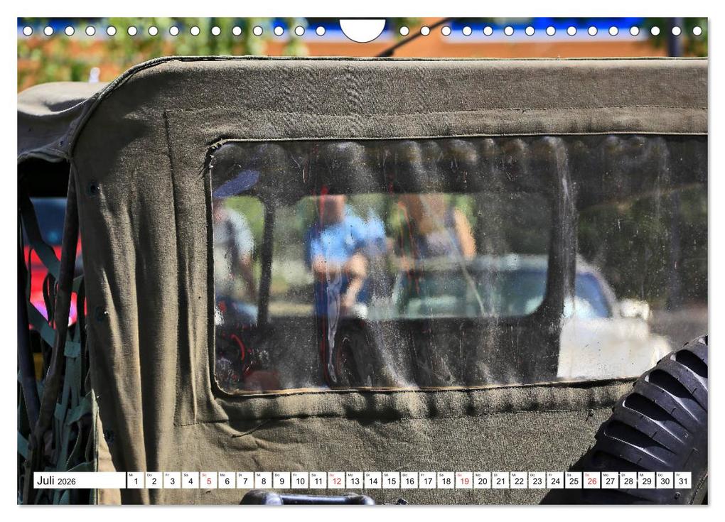 Weitere Ansicht: Willys Jeep im Detail vom Frankfurter Taxifahrer Petrus Bodenstaff (Wandkalender 2026 DIN A4 quer), CALVENDO Monatskalender | Calvendo, Petrus Bodenstaff Karin Vahlberg Ruf