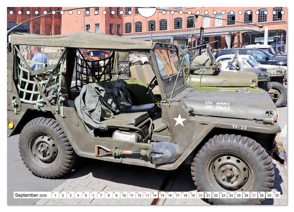 Weitere Ansicht: Willys Jeep im Detail vom Frankfurter Taxifahrer Petrus Bodenstaff (Wandkalender 2026 DIN A4 quer), CALVENDO Monatskalender | Calvendo, Petrus Bodenstaff Karin Vahlberg Ruf