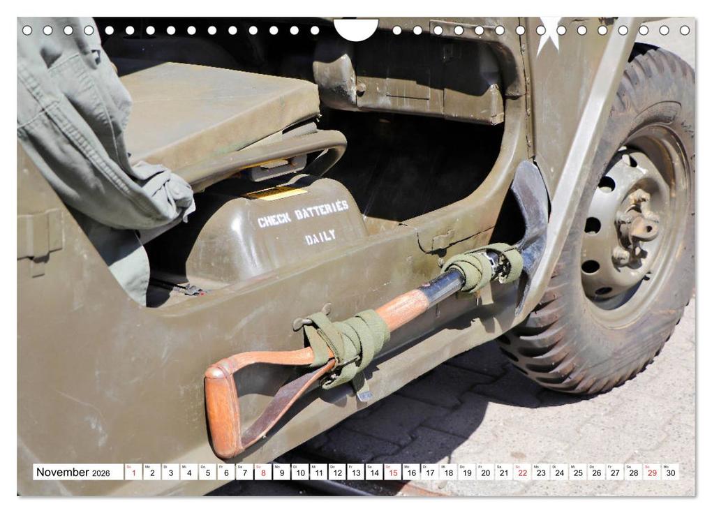 Weitere Ansicht: Willys Jeep im Detail vom Frankfurter Taxifahrer Petrus Bodenstaff (Wandkalender 2026 DIN A4 quer), CALVENDO Monatskalender | Calvendo, Petrus Bodenstaff Karin Vahlberg Ruf