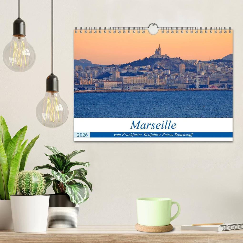Weitere Ansicht: Marseille vom Frankfurter Taxifahrer Petrus Bodenstaff (Wandkalender 2026 DIN A4 quer), CALVENDO Monatskalender | Calvendo, Petrus Bodenstaff