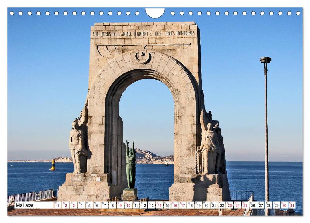 Weitere Ansicht: Marseille vom Frankfurter Taxifahrer Petrus Bodenstaff (Wandkalender 2026 DIN A4 quer), CALVENDO Monatskalender | Calvendo, Petrus Bodenstaff