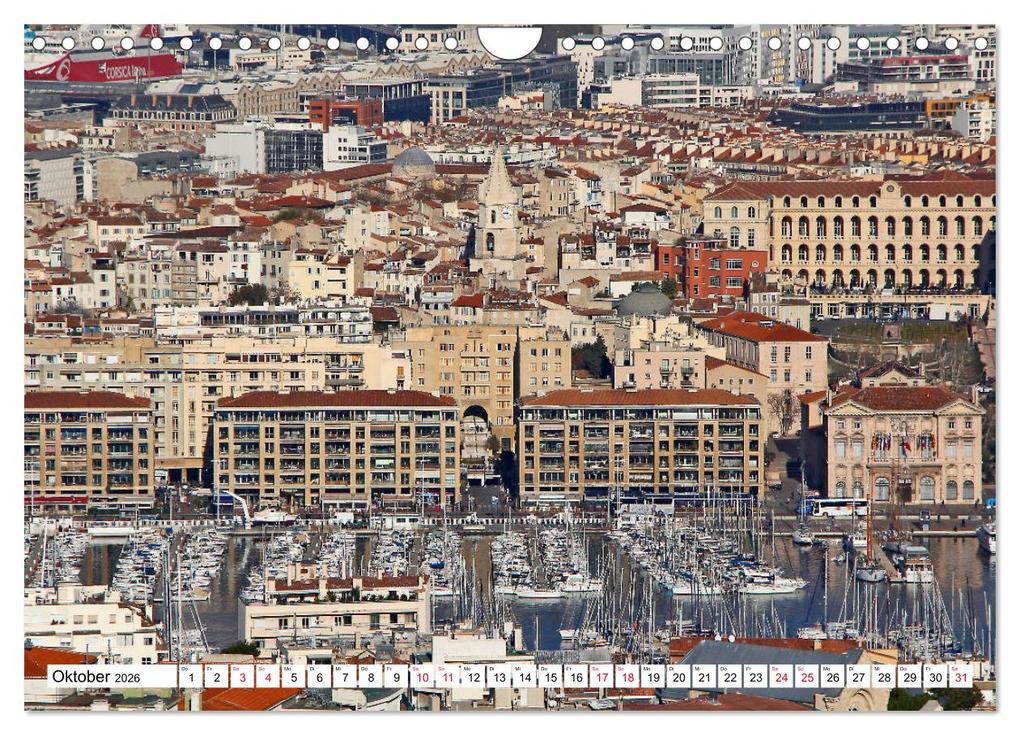 Weitere Ansicht: Marseille vom Frankfurter Taxifahrer Petrus Bodenstaff (Wandkalender 2026 DIN A4 quer), CALVENDO Monatskalender | Calvendo, Petrus Bodenstaff