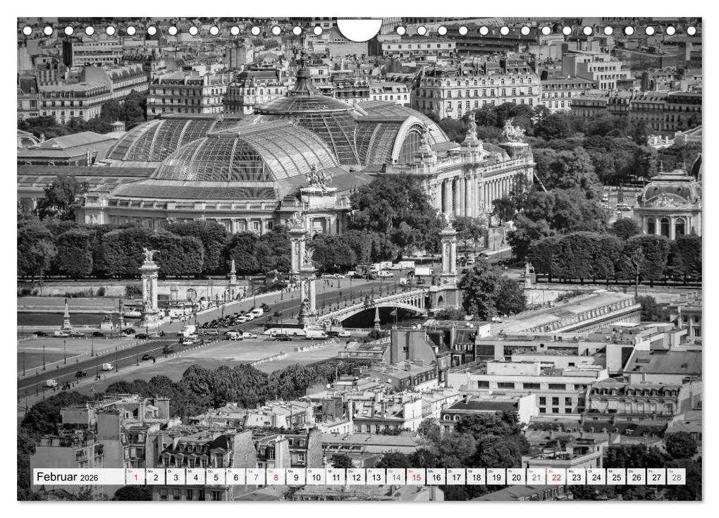 Weitere Ansicht: PARIS Monochrome Impressionen (Wandkalender 2026 DIN A4 quer), CALVENDO Monatskalender | Calvendo, Melanie Viola