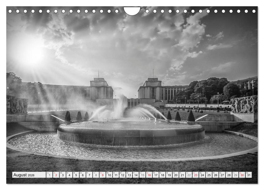 Weitere Ansicht: PARIS Monochrome Impressionen (Wandkalender 2026 DIN A4 quer), CALVENDO Monatskalender | Calvendo, Melanie Viola
