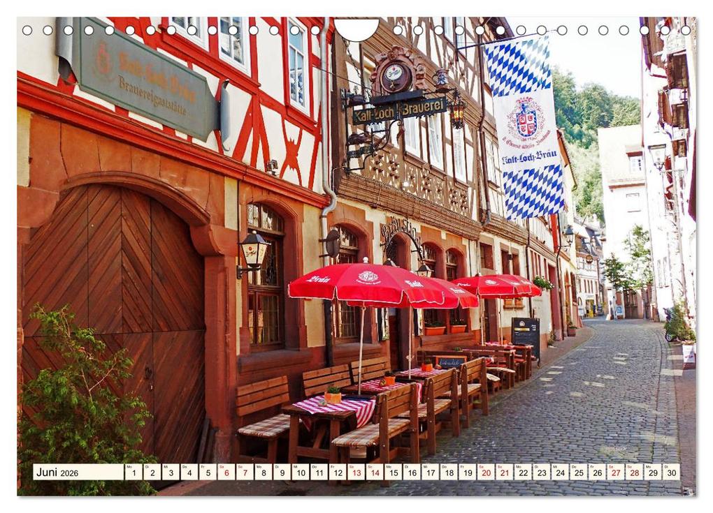 Weitere Ansicht: Liebenswertes Miltenberg am Main (Wandkalender 2026 DIN A4 quer), CALVENDO Monatskalender | Calvendo, Ilona Andersen