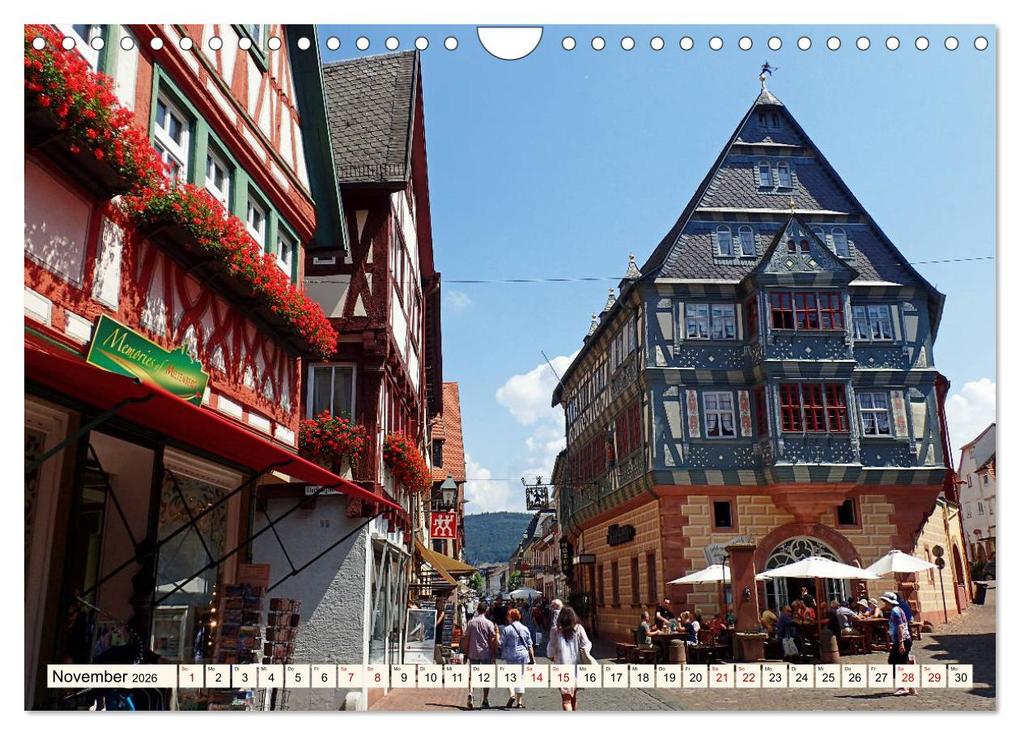 Weitere Ansicht: Liebenswertes Miltenberg am Main (Wandkalender 2026 DIN A4 quer), CALVENDO Monatskalender | Calvendo, Ilona Andersen