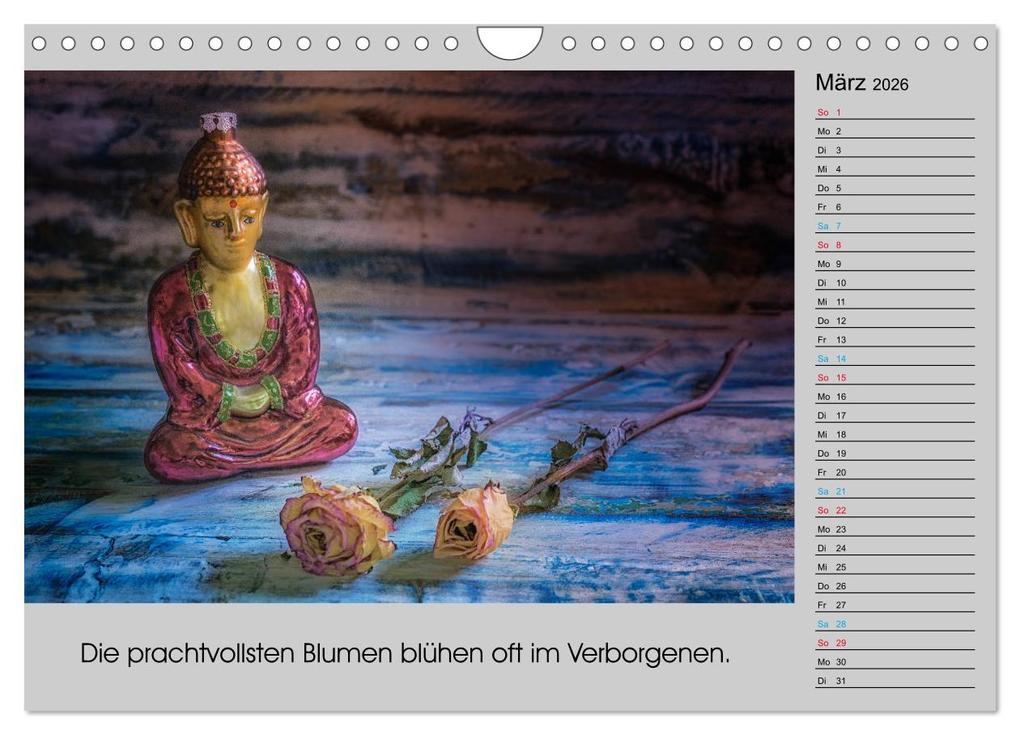 Weitere Ansicht: Lebenskraft Buddha (Wandkalender 2026 DIN A4 quer), CALVENDO Monatskalender | Calvendo, W.W. Voßen - Herzog von Laar am Rhein