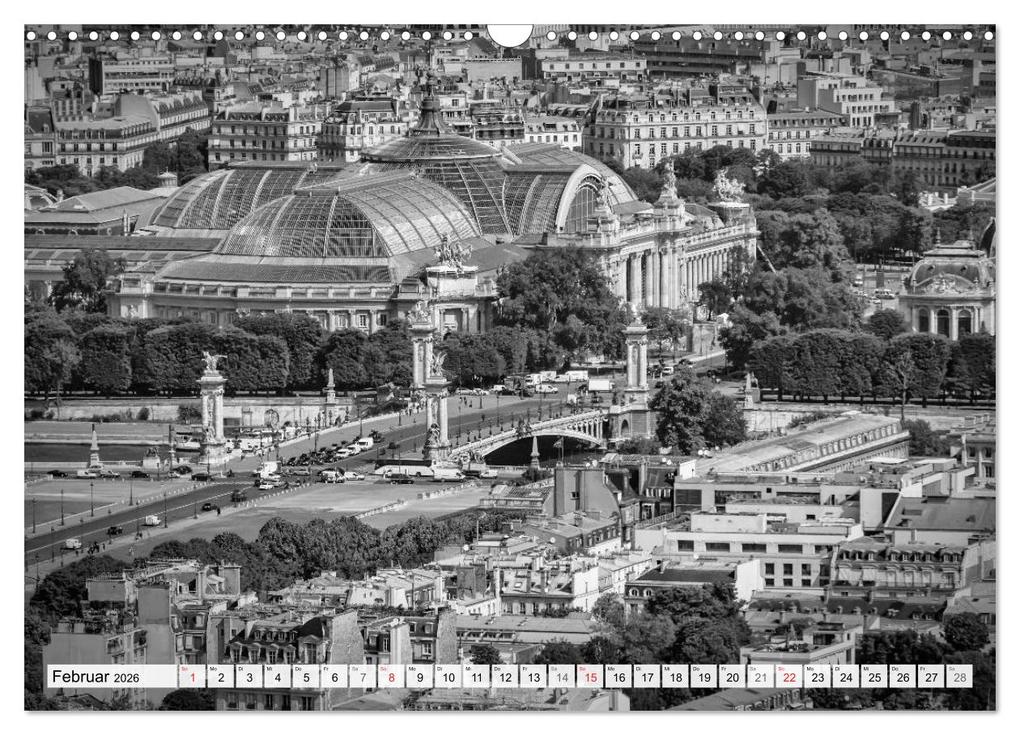 Weitere Ansicht: PARIS Monochrome Impressionen (Wandkalender 2026 DIN A3 quer), CALVENDO Monatskalender | Calvendo, Melanie Viola
