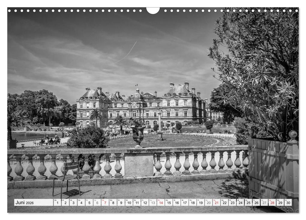 Weitere Ansicht: PARIS Monochrome Impressionen (Wandkalender 2026 DIN A3 quer), CALVENDO Monatskalender | Calvendo, Melanie Viola