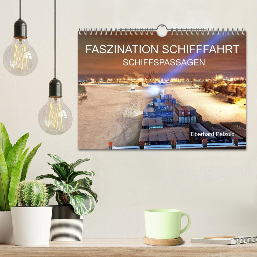 Weitere Ansicht: Faszination Schifffahrt - Schiffspassagen (Wandkalender 2026 DIN A4 quer), CALVENDO Monatskalender | Calvendo, Eberhard Petzold