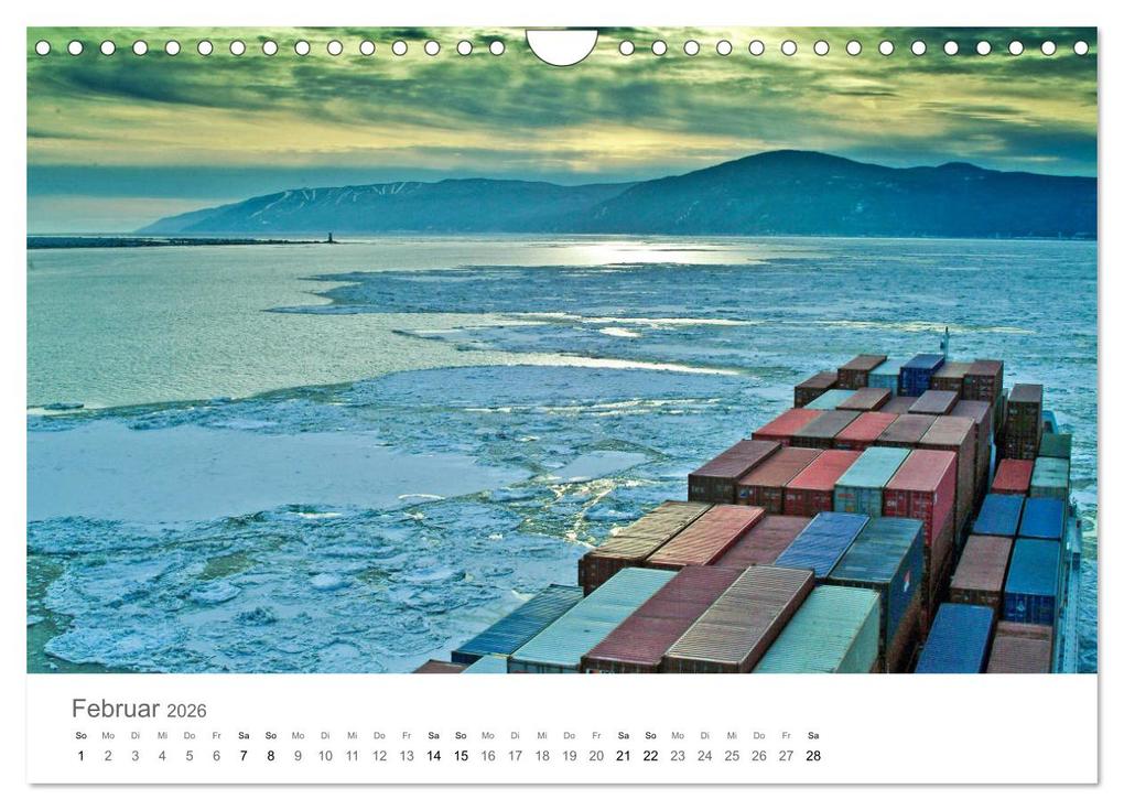 Weitere Ansicht: Faszination Schifffahrt - Schiffspassagen (Wandkalender 2026 DIN A4 quer), CALVENDO Monatskalender | Calvendo, Eberhard Petzold