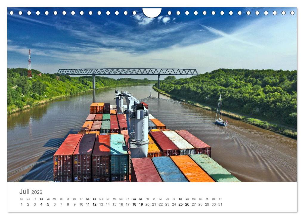 Weitere Ansicht: Faszination Schifffahrt - Schiffspassagen (Wandkalender 2026 DIN A4 quer), CALVENDO Monatskalender | Calvendo, Eberhard Petzold