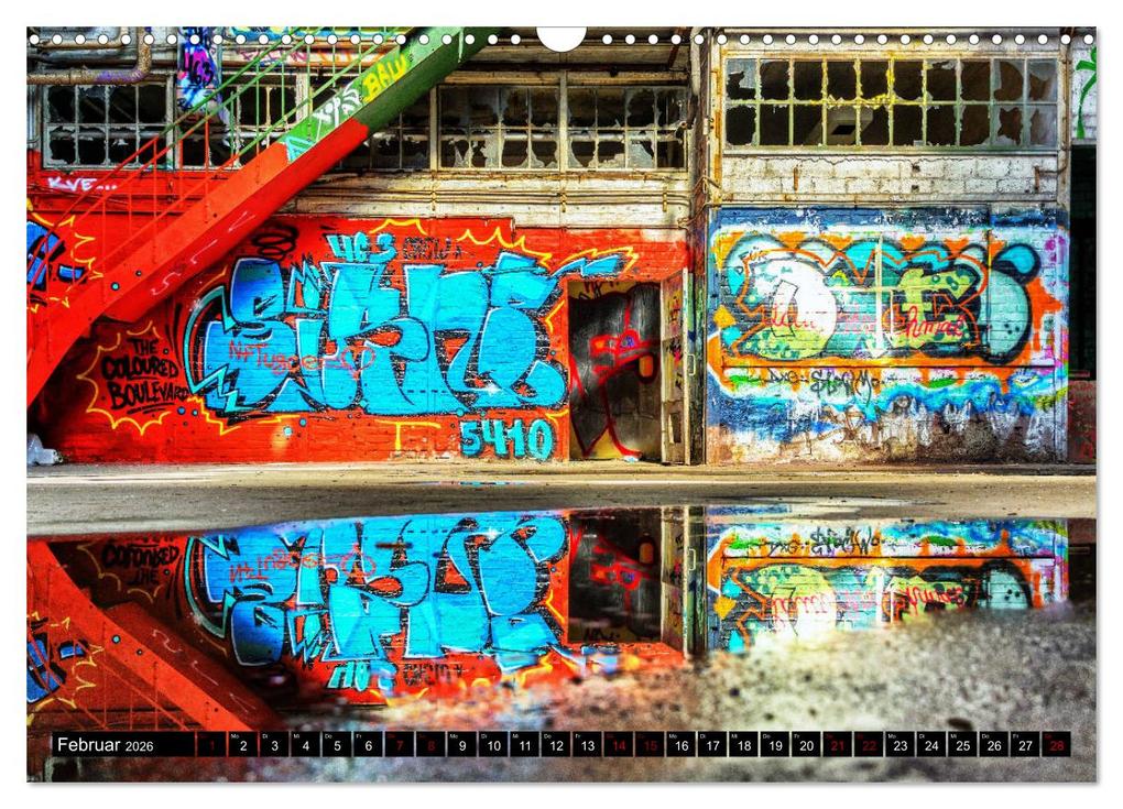 Weitere Ansicht: Lost Places Graffiti (Wandkalender 2026 DIN A3 quer), CALVENDO Monatskalender | Calvendo, BTC Wallets