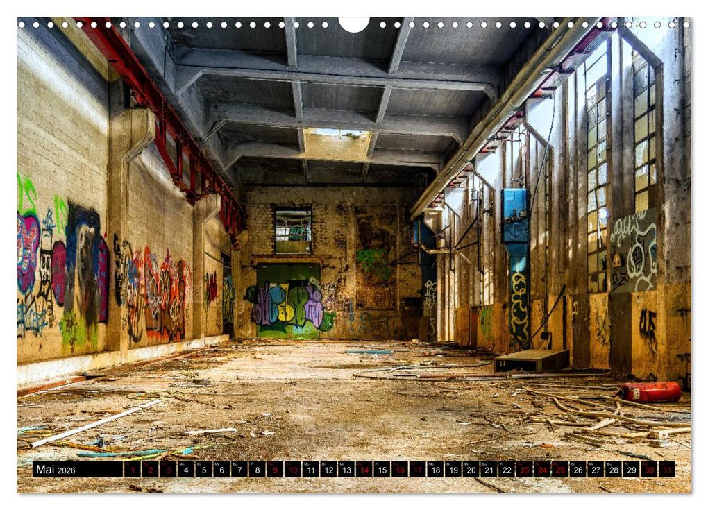Weitere Ansicht: Lost Places Graffiti (Wandkalender 2026 DIN A3 quer), CALVENDO Monatskalender | Calvendo, BTC Wallets