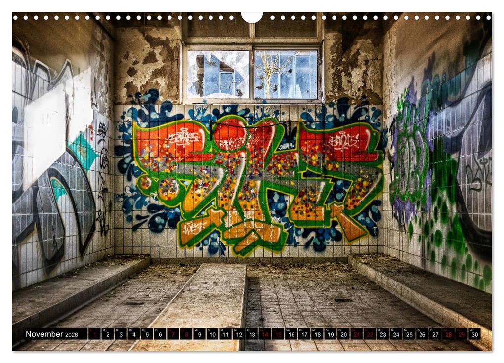 Weitere Ansicht: Lost Places Graffiti (Wandkalender 2026 DIN A3 quer), CALVENDO Monatskalender | Calvendo, BTC Wallets