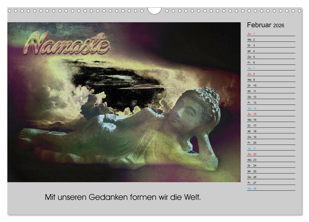 Weitere Ansicht: Lebenskraft Buddha (Wandkalender 2026 DIN A3 quer), CALVENDO Monatskalender | Calvendo, W.W. Voßen - Herzog von Laar am Rhein