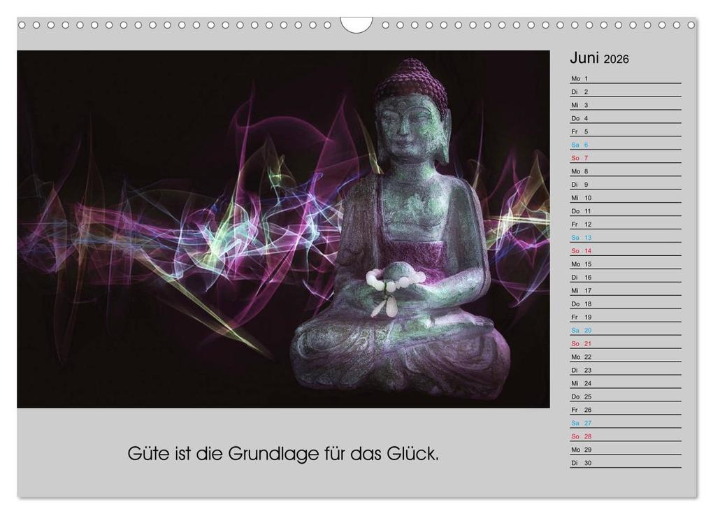 Weitere Ansicht: Lebenskraft Buddha (Wandkalender 2026 DIN A3 quer), CALVENDO Monatskalender | Calvendo, W.W. Voßen - Herzog von Laar am Rhein
