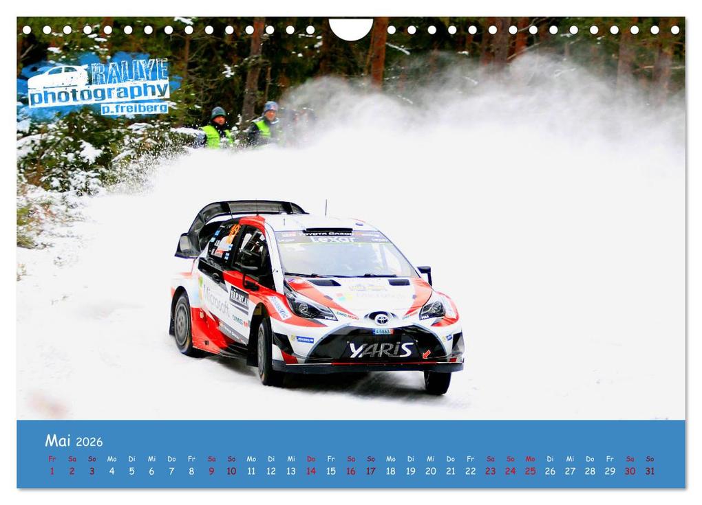 Weitere Ansicht: WRC Schweden White Open 2026 (Wandkalender 2026 DIN A4 quer), CALVENDO Monatskalender | Patrick Freiberg, Calvendo